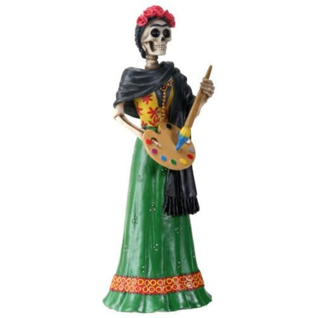 8.5" Day of the Dead Statue - La Pintora - Magick Magick.com