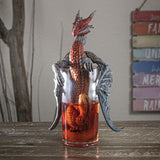 8.75" Long Island Ice Tea Dragon Statue - Magick Magick.com