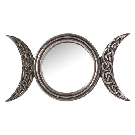 8.75" Triple Moon Wall Mirror - Magick Magick.com