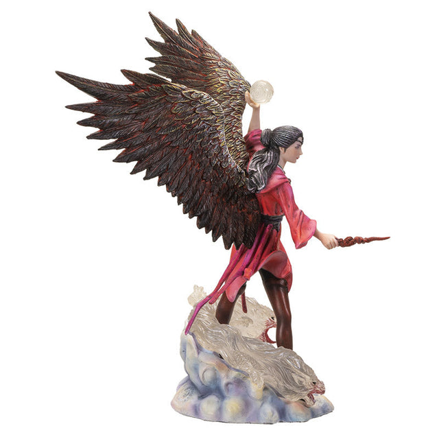 9" Anne Strokes Elemental Magic Statue - Air Sorceress - Magick Magick.com