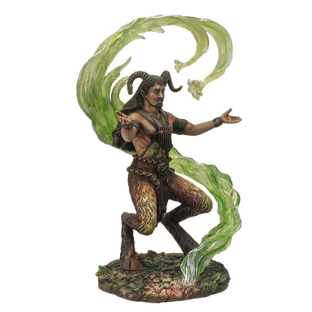 9" Anne Strokes Elemental Magic Statue - Earth Wizard - Magick Magick.com
