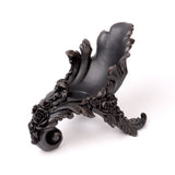 9" Antique Black Rose Wine Holder - Magick Magick.com