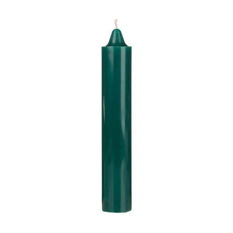 9" Green Jumbo Pillar Candle - Magick Magick.com