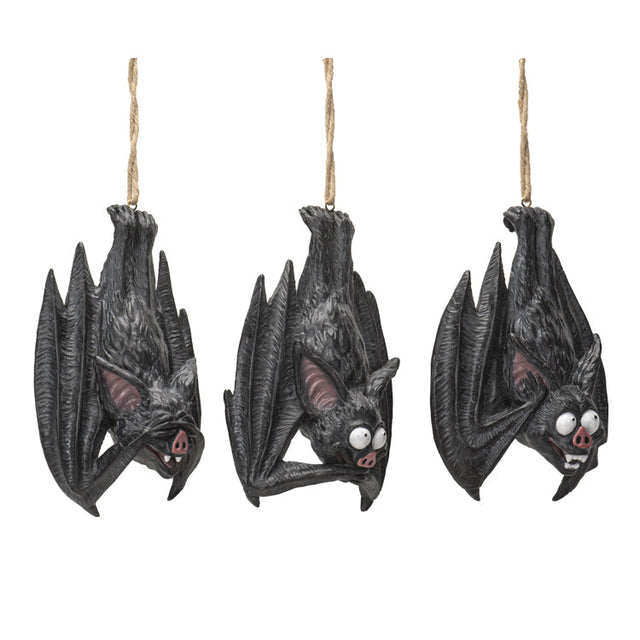 9" Hanging Bats Set - See, Hear, Speak No Evil (Set of 3) - Magick Magick.com
