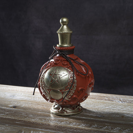 9" Triple Moon Potion Bottle Statue - Magick Magick.com