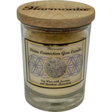 9 oz Harmonia Soy Gem Candle - Divine Connection - Rainbow Moonstone - Magick Magick.com