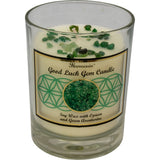 9 oz Harmonia Soy Gem Candle - Good Luck - Green Aventurine - Magick Magick.com