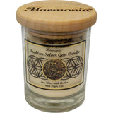 9 oz Harmonia Soy Gem Candle - Problem Solver - Tiger Eye - Magick Magick.com