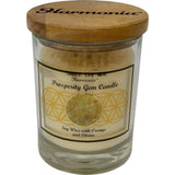 9 oz Harmonia Soy Gem Candle - Prosperity - Citrine - Magick Magick.com