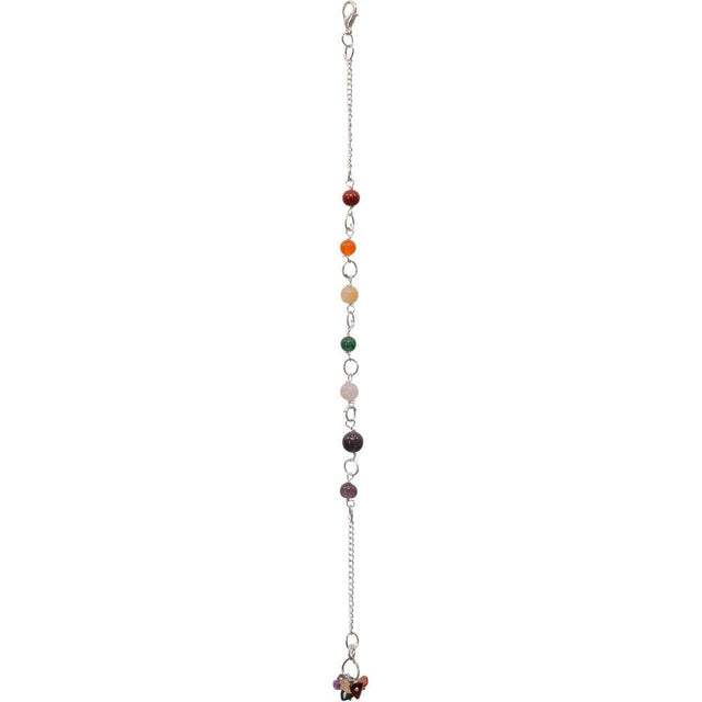 9.25" Chakra Pendulum Chain with Claps (Pack of 5) - Magick Magick.com