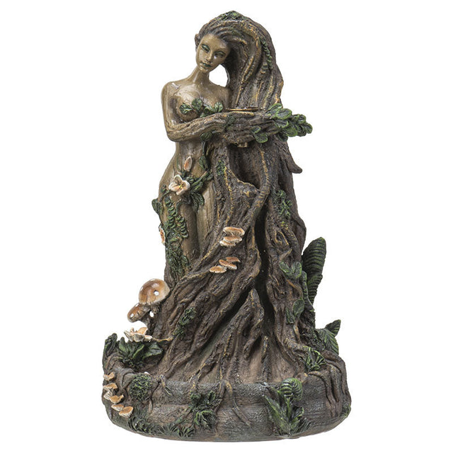 9.25" ENT Tree Lady Backflow Incense Burner - Magick Magick.com