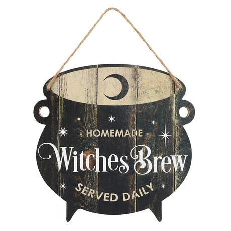 9.5" Hanging Sign - Witches Brew - Magick Magick.com