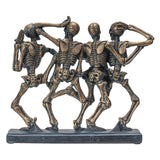 9.5" Skeleton Statue - Dancing Skeletons - Magick Magick.com