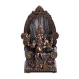 9.75" Hindu Statue - Seated Ganesha Fiber Optic - Magick Magick.com