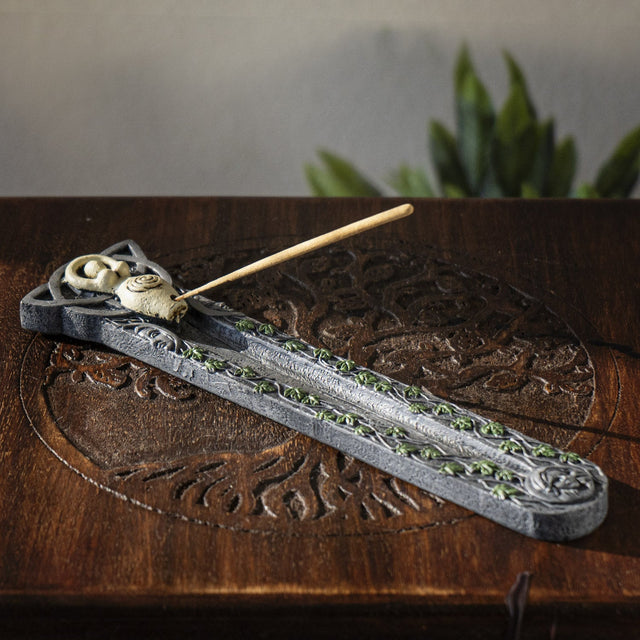 9.75" Spiral Goddess Incense Holder Burner - Magick Magick.com