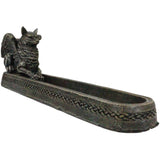 9.75" Winged Wolf Incense Burner - Magick Magick.com