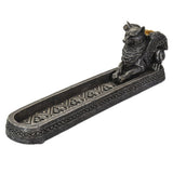 9.75" Winged Wolf Incense Burner - Magick Magick.com