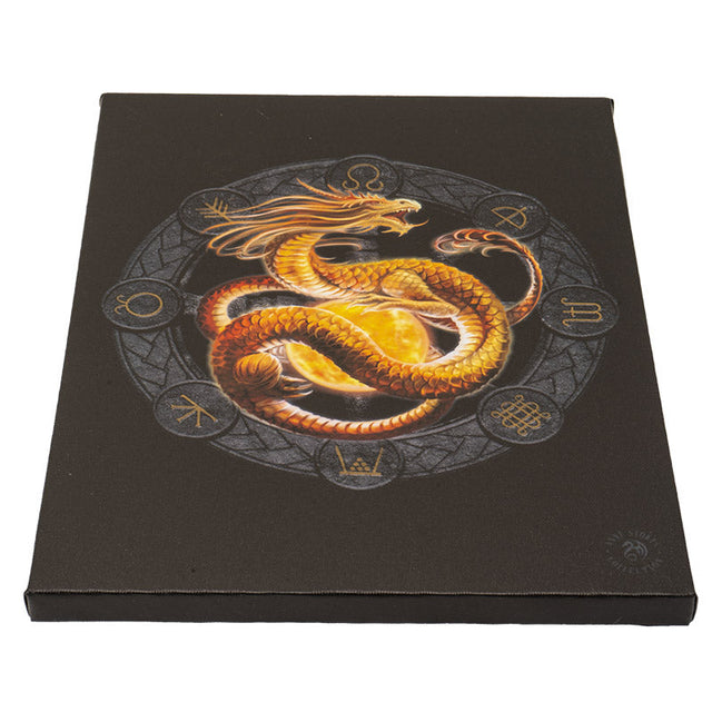 9.8" Anne Stokes Dragon Canvas Print - Litha - Magick Magick.com