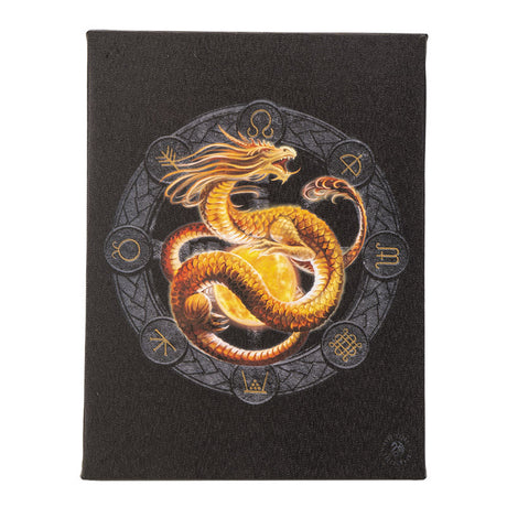 9.8" Anne Stokes Dragon Canvas Print - Litha - Magick Magick.com