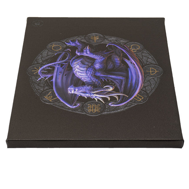 9.8" Anne Stokes Dragon Canvas Print - Samhain - Magick Magick.com