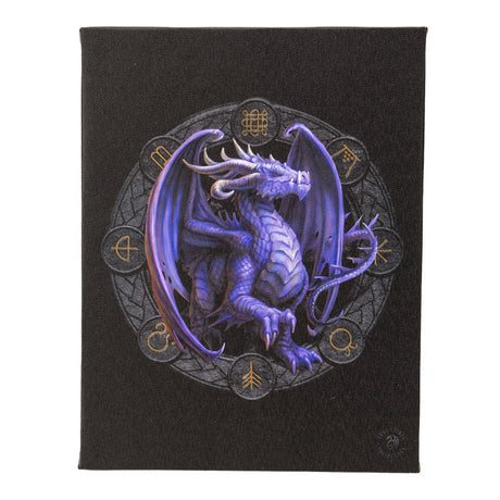 9.8" Anne Stokes Dragon Canvas Print - Samhain - Magick Magick.com