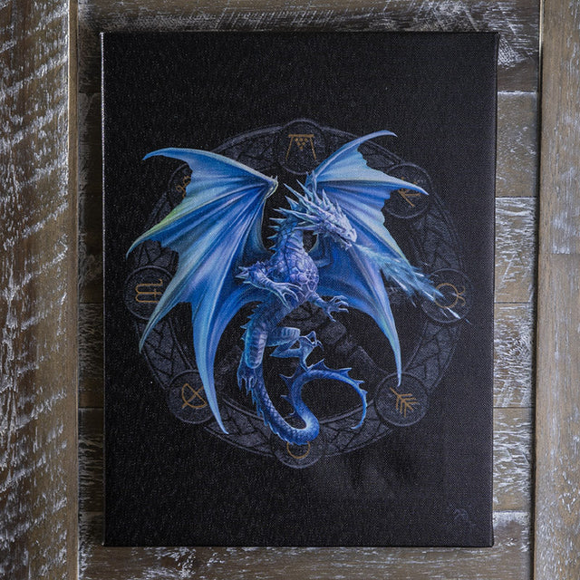 9.8" Anne Stokes Dragon Canvas Print - Yule - Magick Magick.com