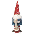 9.8" Gnome Statue - Gnome on Mushroom - Magick Magick.com