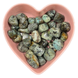 African Turquoise Tumbled Stone Natural Gemstone - One Stone - Magick Magick.com