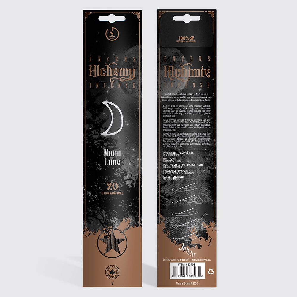 Alchemy Incense 20 Sticks - Moon - Magick Magick.com