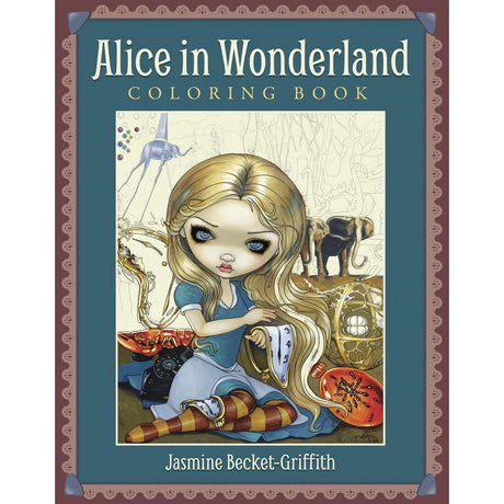 Alice in Wonderland Coloring Book by Jasmine Becket-Griffith - Magick Magick.com