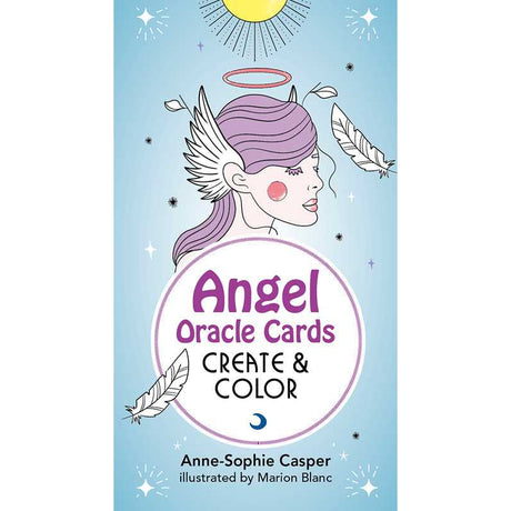 Angel Oracle Cards: Create and Color by Anne-Sophie Casper, Marion Blanc - Magick Magick.com