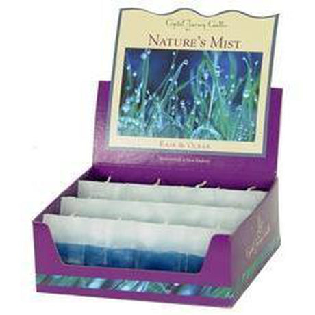 Aromatherapy Scented Square Votives - Nature's Mist - Ocean & Rain (Box of 12) - Magick Magick.com