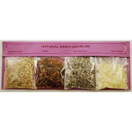 Auroshikha Resin Incense Gift Pack - 15 gram each (60 gram total) - Magick Magick.com