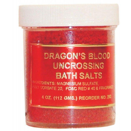 Bath Salts Dragon's Blood Uncrossing - Magick Magick.com