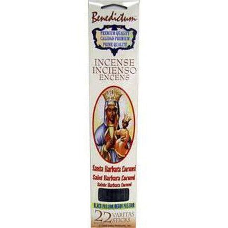 Benedictum Incense Sticks 22 Pack - St. Barbara Lucumi - Magick Magick.com
