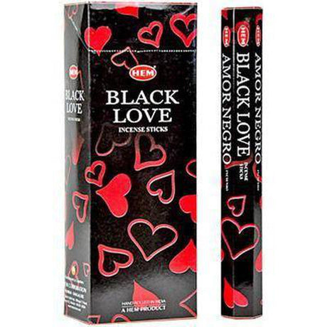 Black Love HEM Incense Stick 20 Pack - Magick Magick.com