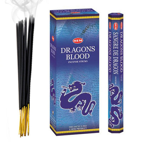 Blue Dragon's Blood HEM Incense Stick 20 Pack - Magick Magick.com