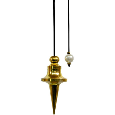 Brass Chambered Pendulum - Trouvier - Magick Magick.com