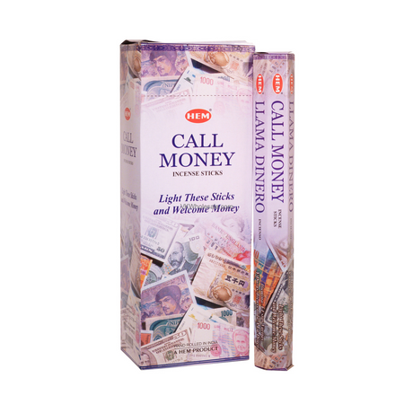 Call Money HEM Incense Stick 20 Pack - Magick Magick.com