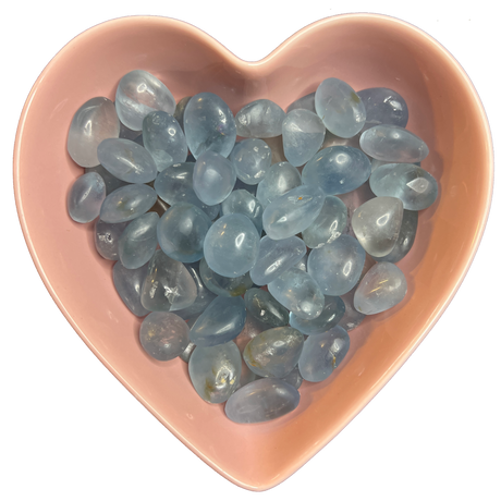 Celestite Tumbled Stone Natural Gemstone - One Stone - Magick Magick.com