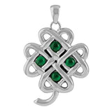 Celtic Clover Stainless Steel Pendant - Magick Magick.com