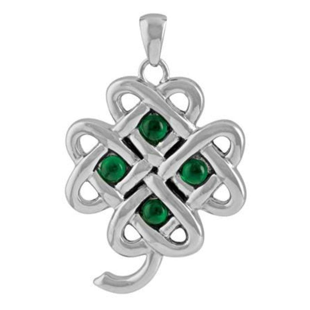 Celtic Clover Stainless Steel Pendant - Magick Magick.com