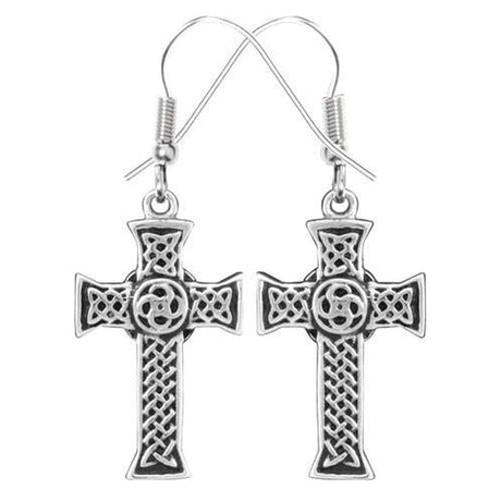 Celtic Cross Stainless Steel Earrings - Magick Magick.com