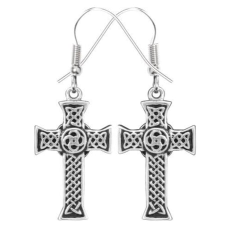 Celtic Cross Stainless Steel Earrings - Magick Magick.com