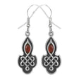 Celtic Ruby Stainless Steel Earrings - Magick Magick.com
