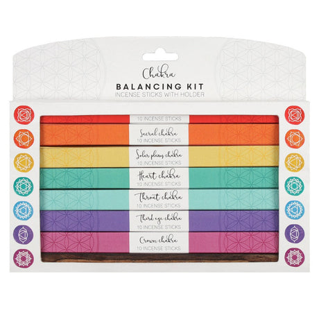 Chakra Incense Stick Gift Pack - Balancing Kit (Pack of 7) - Magick Magick.com