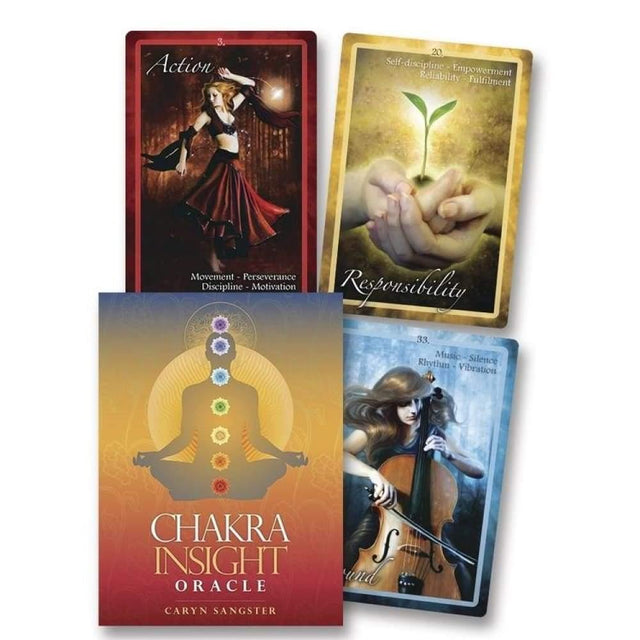 Chakra Insight Oracle by Caryn Sangster, Amy Edwards - Magick Magick.com