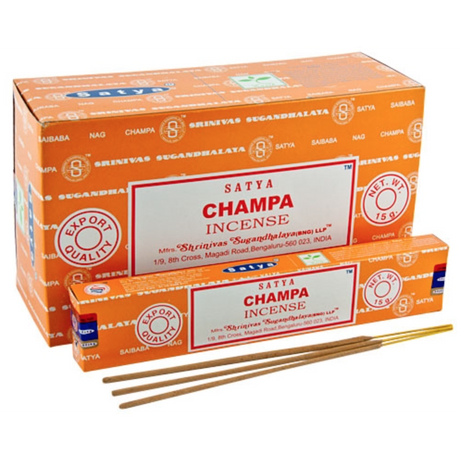 Champa Satya Incense Sticks 15 gram - Magick Magick.com