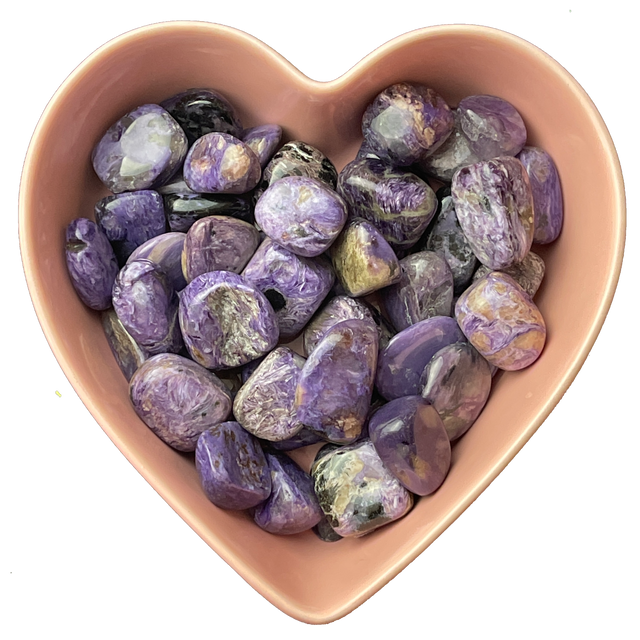 Charoite Tumbled Stone Natural Gemstone - One Stone - Magick Magick.com