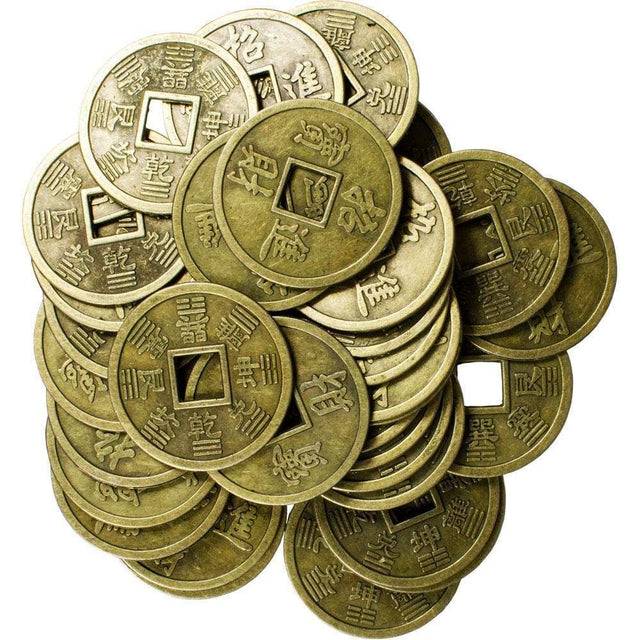 Chinese Feng Shui Coins - Large 42 mm (Pack of 25) - Magick Magick.com